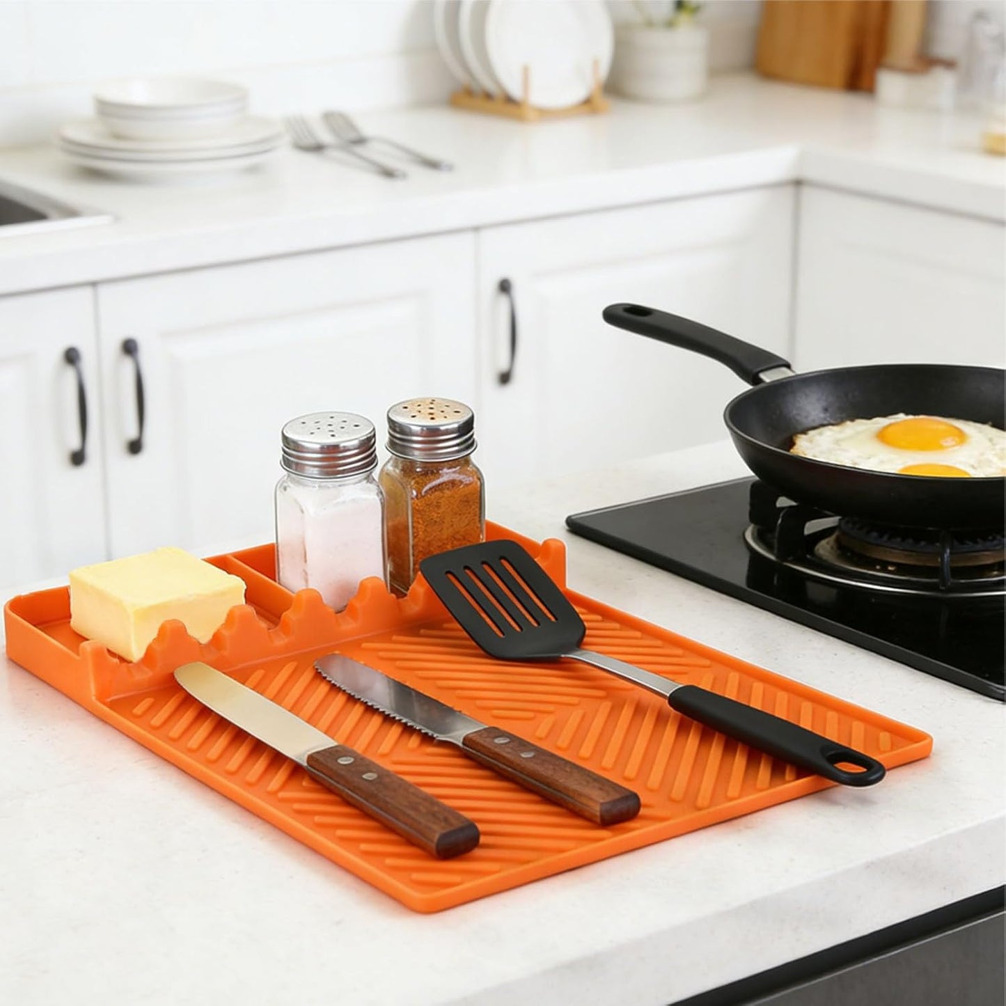 🔥Silicone Tools Mat for Griddle Kitchen Cooking Baking Countertop