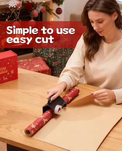 Wrapping Paper Cutter & Tape Dispenser