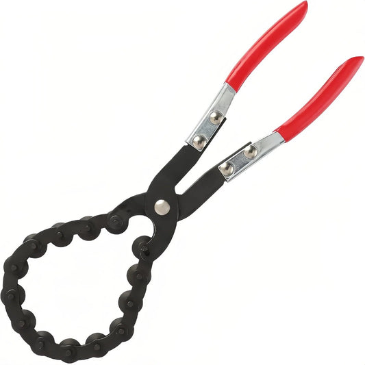 🔧Exhaust Cutter, Cuts 3/4" to 3-1/4" Pipe, Durable Chain Cutter Tool, Easy One-Handed Rotation, Compact Pipe Cutter Chain for Tight Spaces