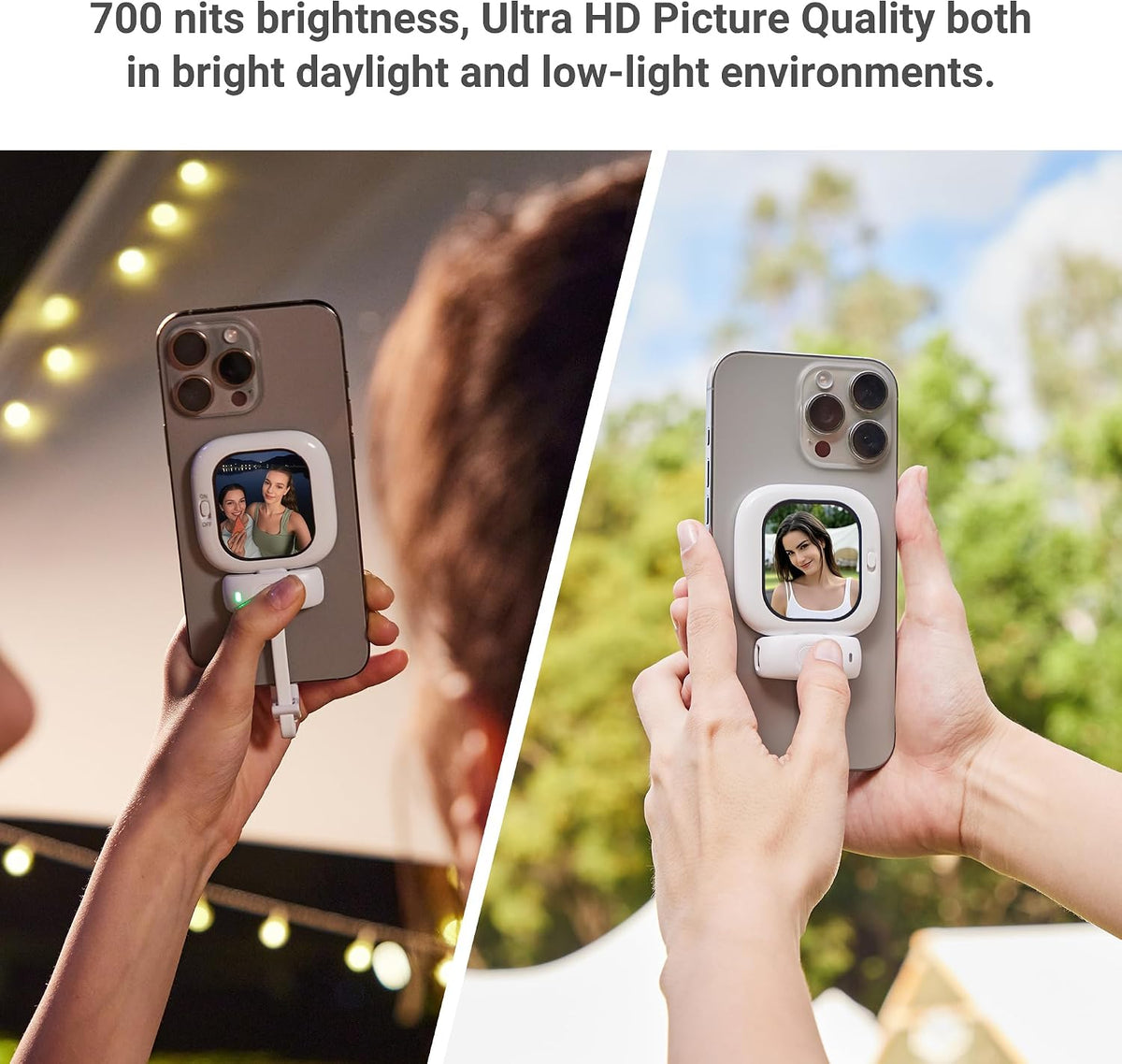 📸Magnetic Smartphone Vlog Selfie Screen Display