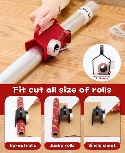 Wrapping Paper Cutter & Tape Dispenser