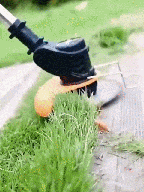 🌿 Lightweight Cordless Grass Trimmer Quiet 9000 RPM Powerful Long Battery Life Foldable Easy Storage