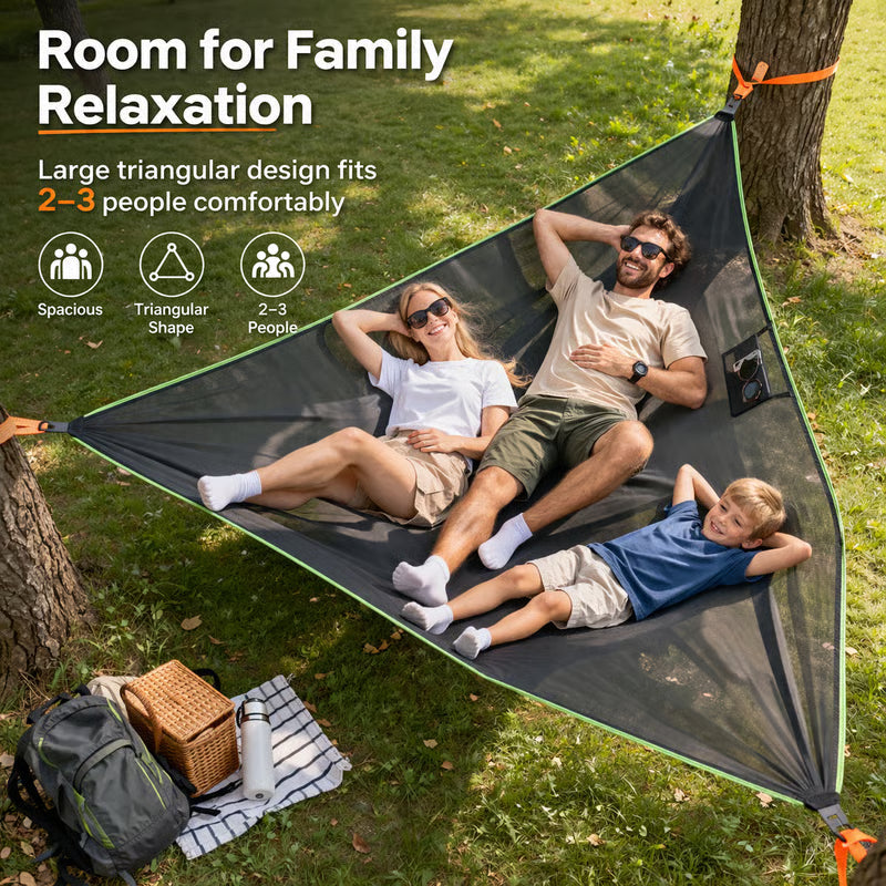 🏕️ Triangular Camping Hammock