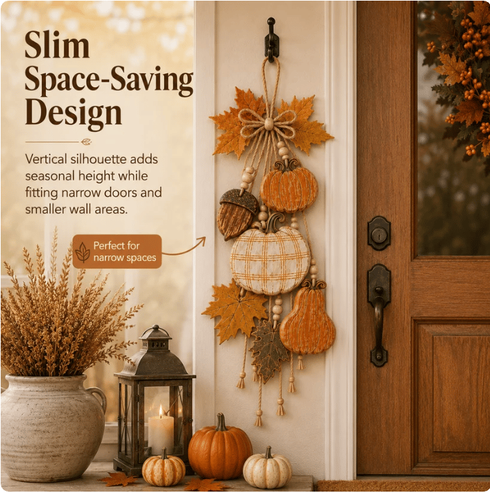 Rustic Harvest WoodenDoor Hanger