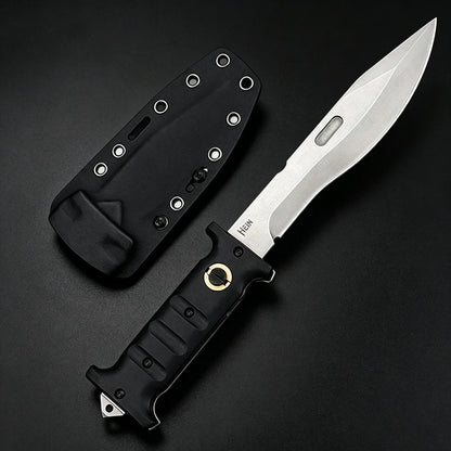 D2 Button Lock Folding Knife