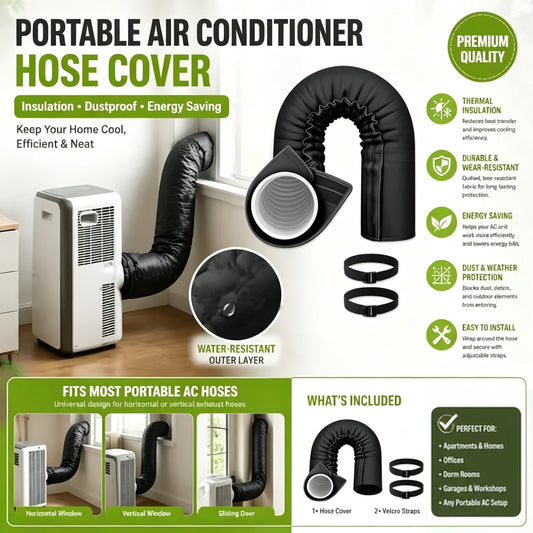🥳2026 HOT SALE🥳💞50K+ SOLD!❄️ AC Pipe Insulation Cover –  reusable. Protects pipes & adds a clean look. Easy to install. A simple home upgrade! 🏠✨