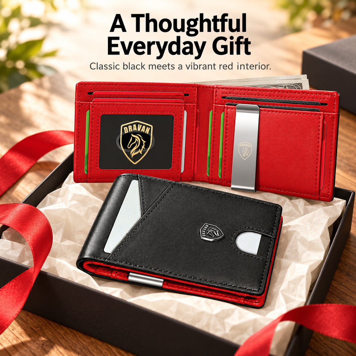 Men’s Leather Wallets with RFID Anti-Theft Protection