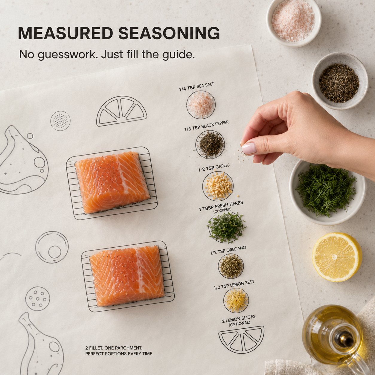 Recipe‑Printed Baking Paper Convenient Home Oven Cooking Sheet