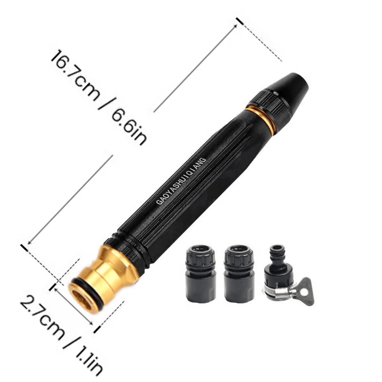 ✨Heavy Duty Adjustable Twist Hose Nozzle Jet Sweeper Nozzle
