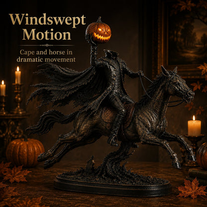 ⏰Limited Stock 50% OFF - 🎃🏇Midnight Chase Headless Horseman Statue