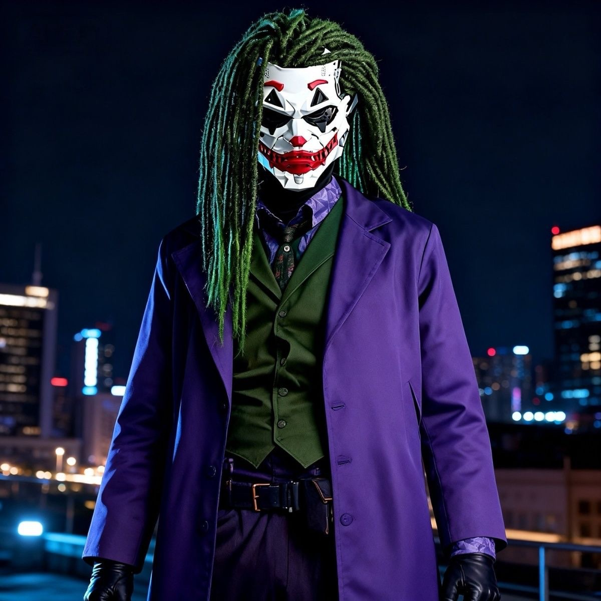 🔥Hot Sale 49% OFF🔥Cyberpunk Joker Mask - The Ultimate Cosplay  Statement Piece