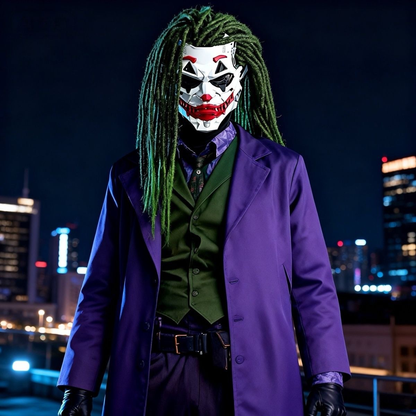 🔥Hot Sale 49% OFF🔥Cyberpunk Joker Mask - The Ultimate Cosplay  Statement Piece