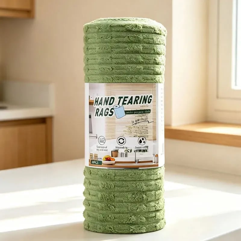 🏆75K+ SOLD! 🧽 20PCS Tearable Antibacterial Cleaning Cloths