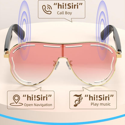🎖️Smart Bluetooth 5.4 Audio Sunglasses – Open-Ear, UV & Blue Light Protection
