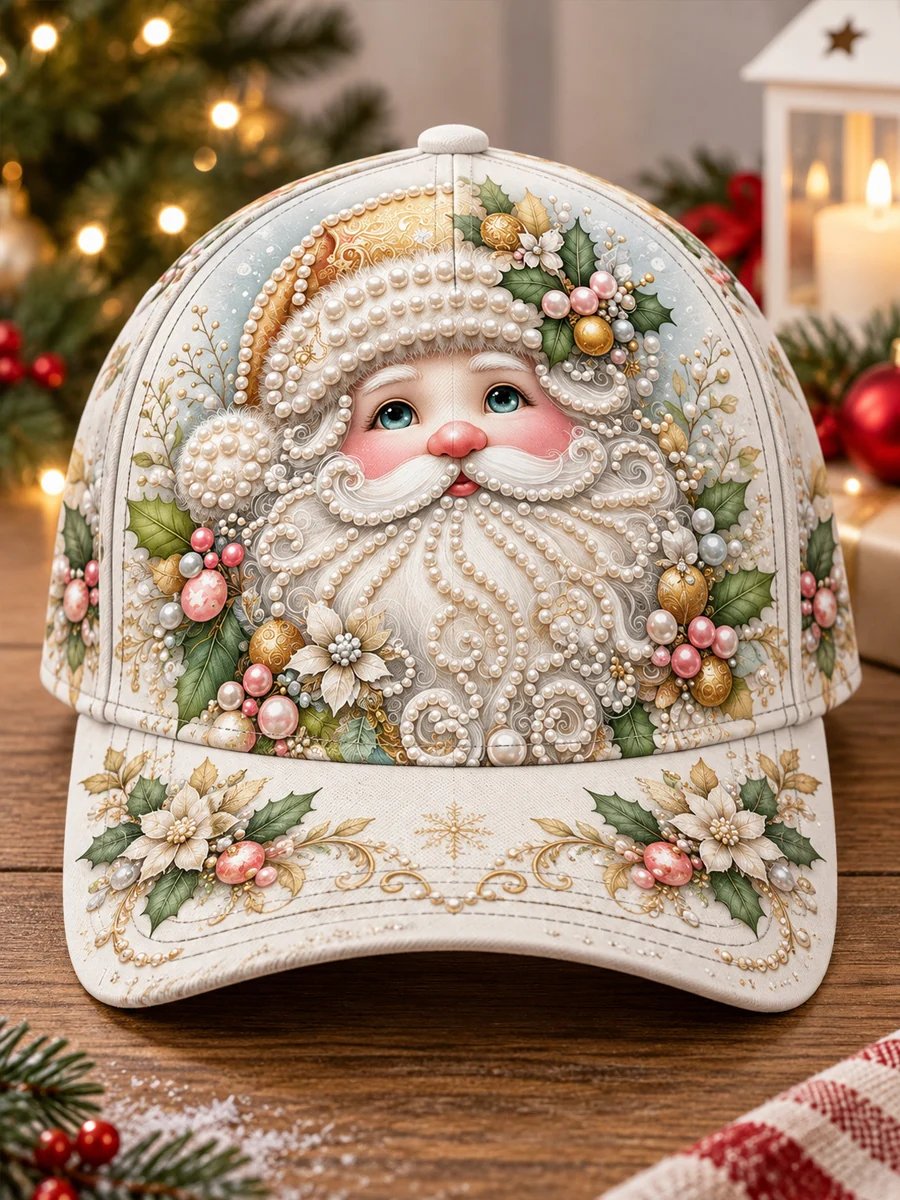 🎄 Christmas Graphic Baseball Cap | 7 Festive Adjustable Styles