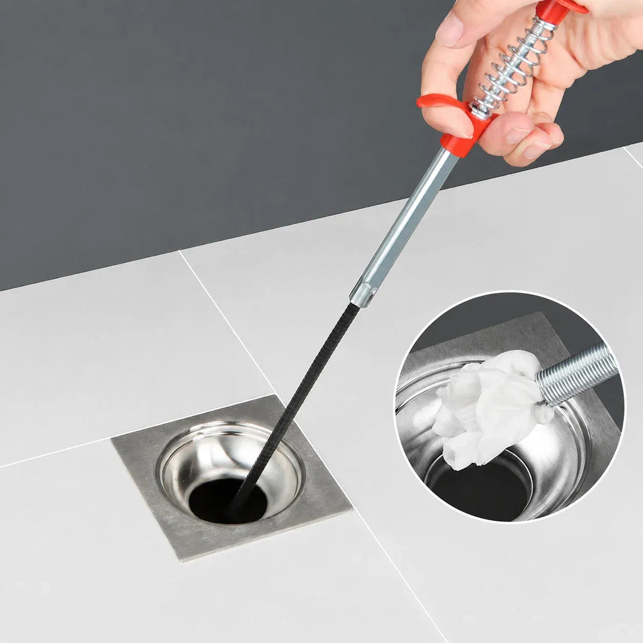 🔥🚿Professional Drain Clog Remover Tool – A Must-Have For Every Home