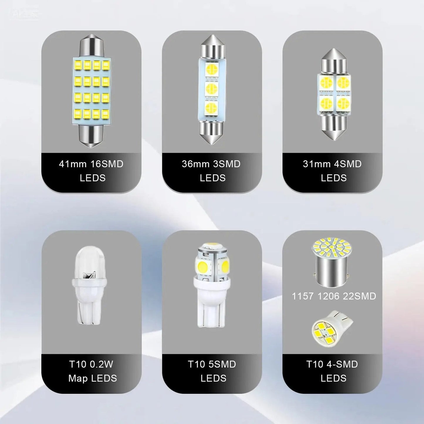 🔥Hot Sale 49% off🌟70 & 42 Pcs Interior Car Light Kit