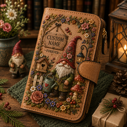 🌸 Personalized Garden Embossed Wallet - Perfect Gift For Her 🌿