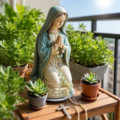 Faith is priceless🙏Handcrafted Virgin Mary Rosary Holder🔥