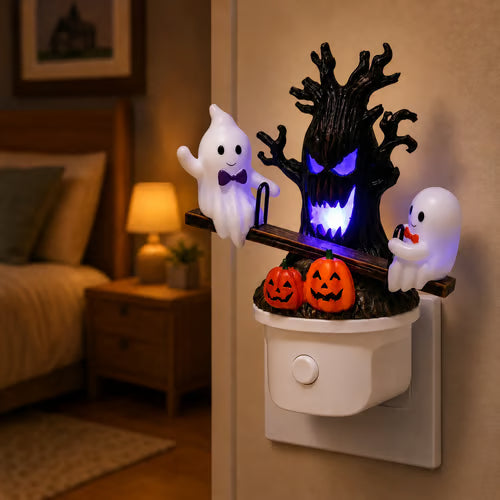 🎃Summer Sale 50% OFF🔥 - 👻 Halloween Ghost Tree LED Night Light