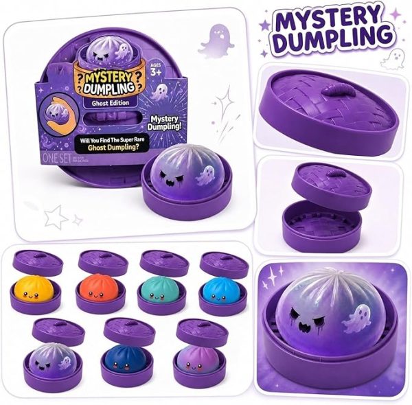 Mystery Halloween Ghost Dumpling Squishy (Ghost Edition)