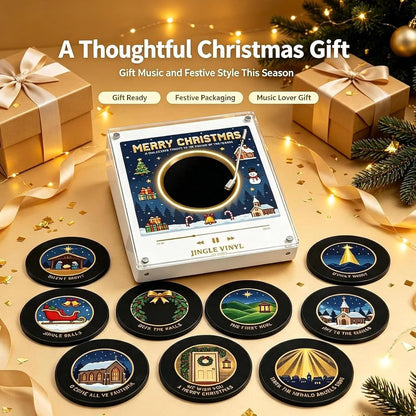 💽Christmas Magnetic Music Player Set Magnets for Refrigerator