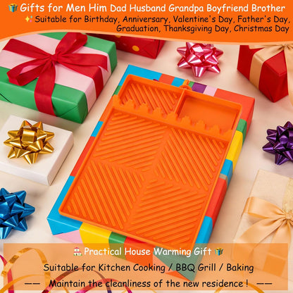 🔥Silicone Tools Mat for Griddle Kitchen Cooking Baking Countertop