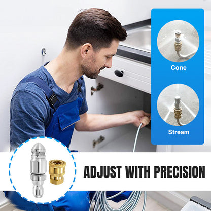 Powerful Pipe Cleaning and Unclogging Nozzle