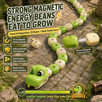 Remote Control Snake Toy with Magnetic Blocks