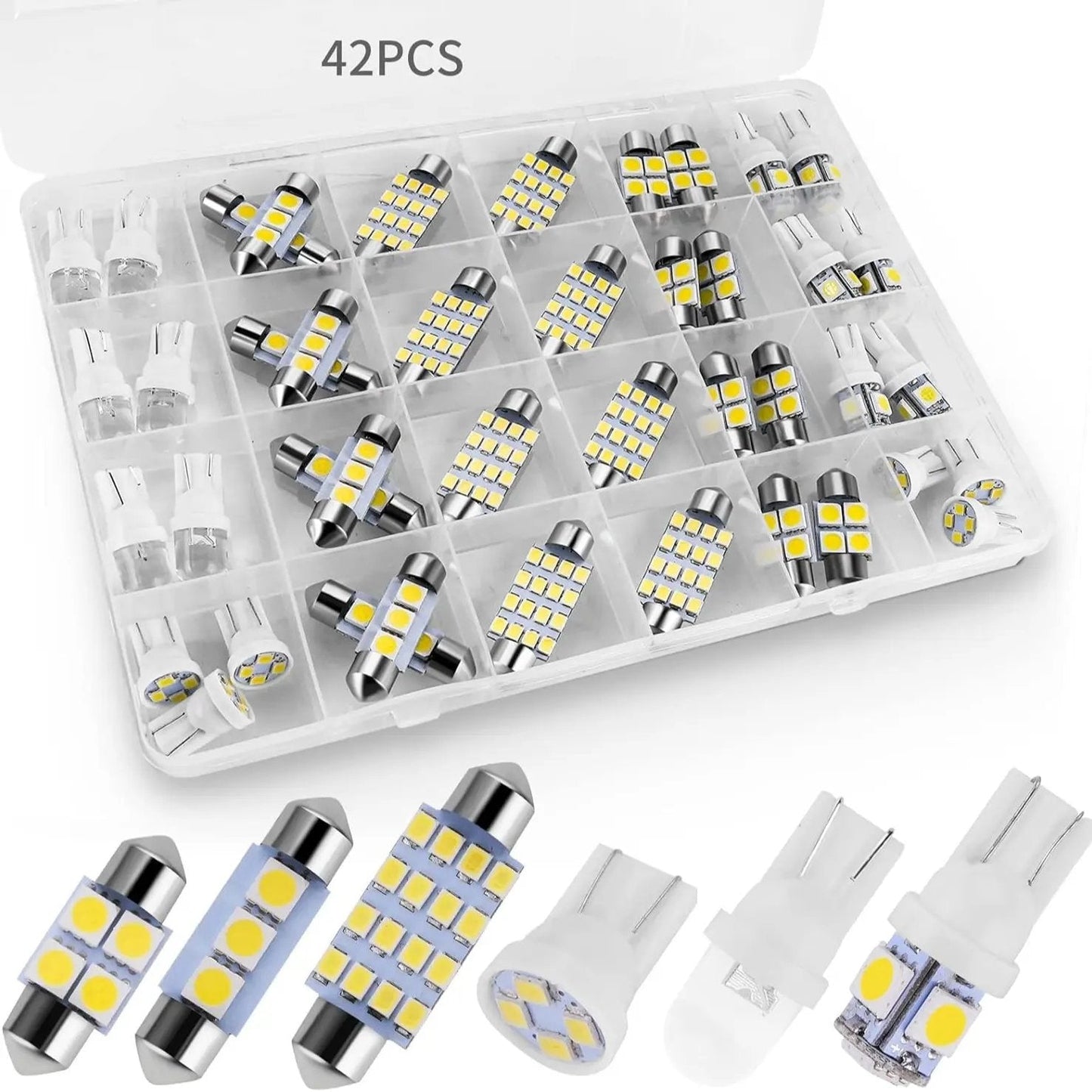 🔥Hot Sale 49% off🌟70 & 42 Pcs Interior Car Light Kit