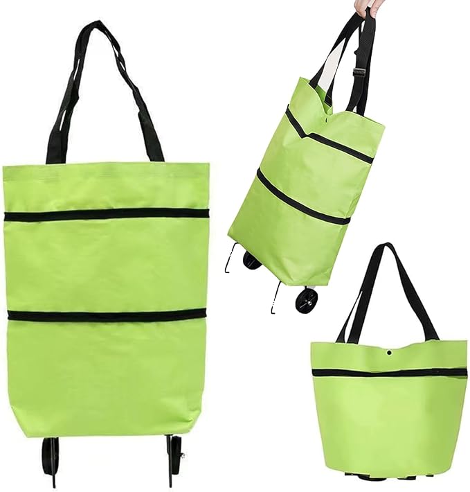 📢📢50% OFF !! ⏰Collapsible rolling shopping bag