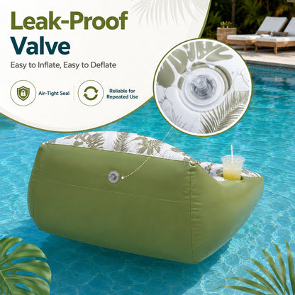🛋️ 3-in-1 Inflatable Pool Lounge Chair（Includes Air Pump）