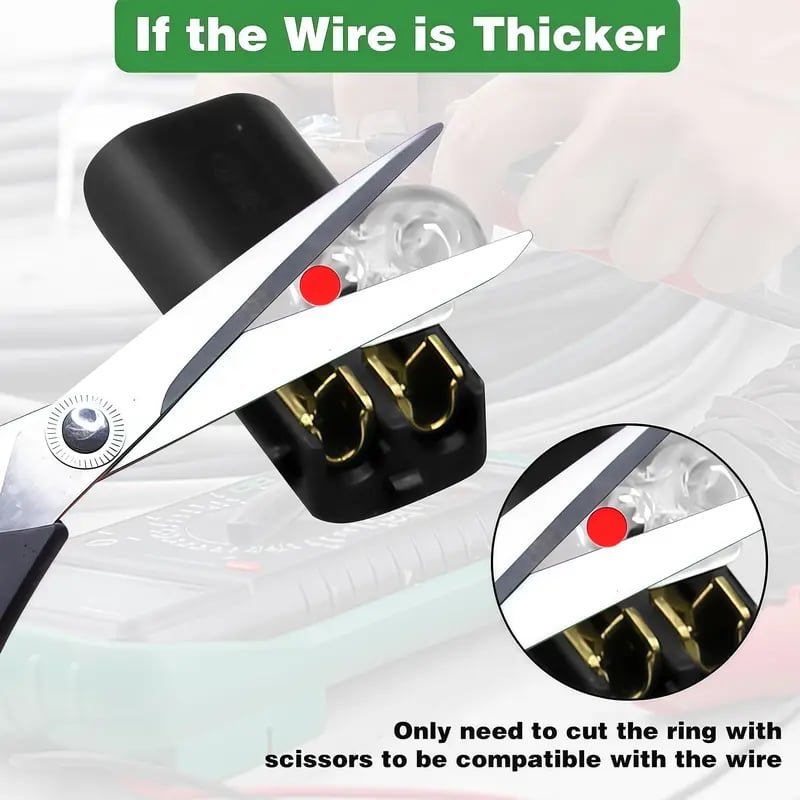 🏆👍🚀Double-Wire Plug-in Connector Led Light Strip Connectors 2 Pin