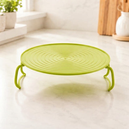 🥗Multi-functional foldable microwave oven tray - with heat-insulated handle
