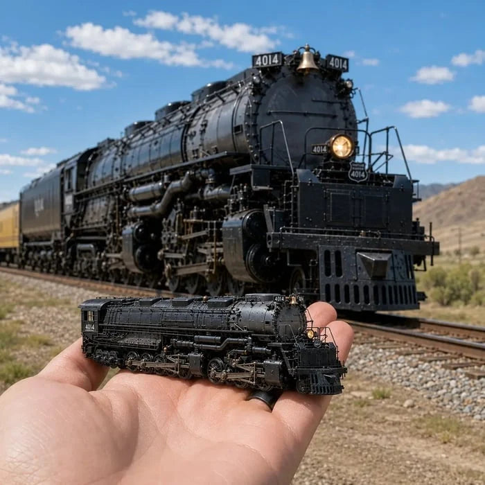 🏆85th Anniversary Steam Giant 4014 Locomotive Die-Cast Model