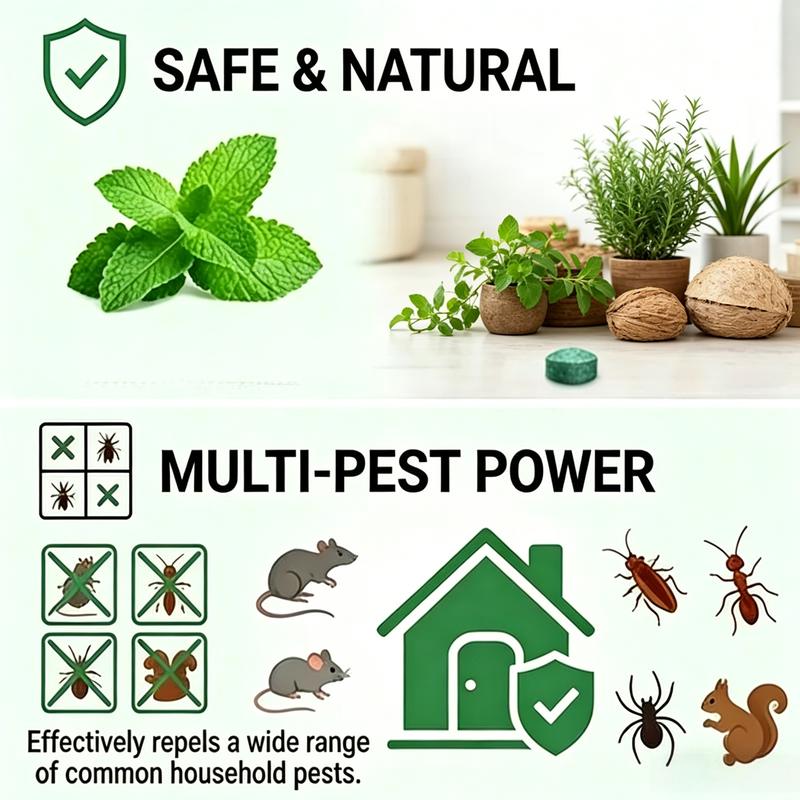 🌿12-Pack Natural Rodent Repellent Balls – Maximum Strength Peppermint Oil Pest Deterrent