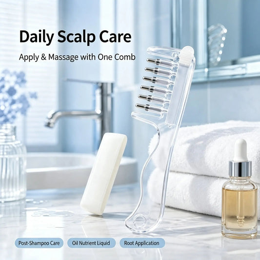 💆‍♀️Hot Sale - Scalp Liquid Applicator Comb