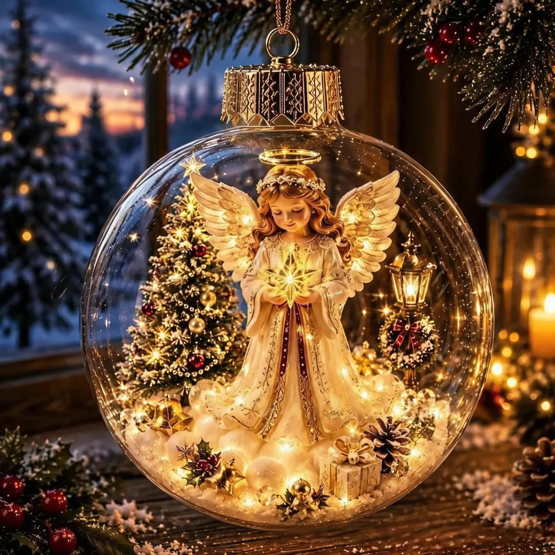 Glowing Christmas Diorama Ornament