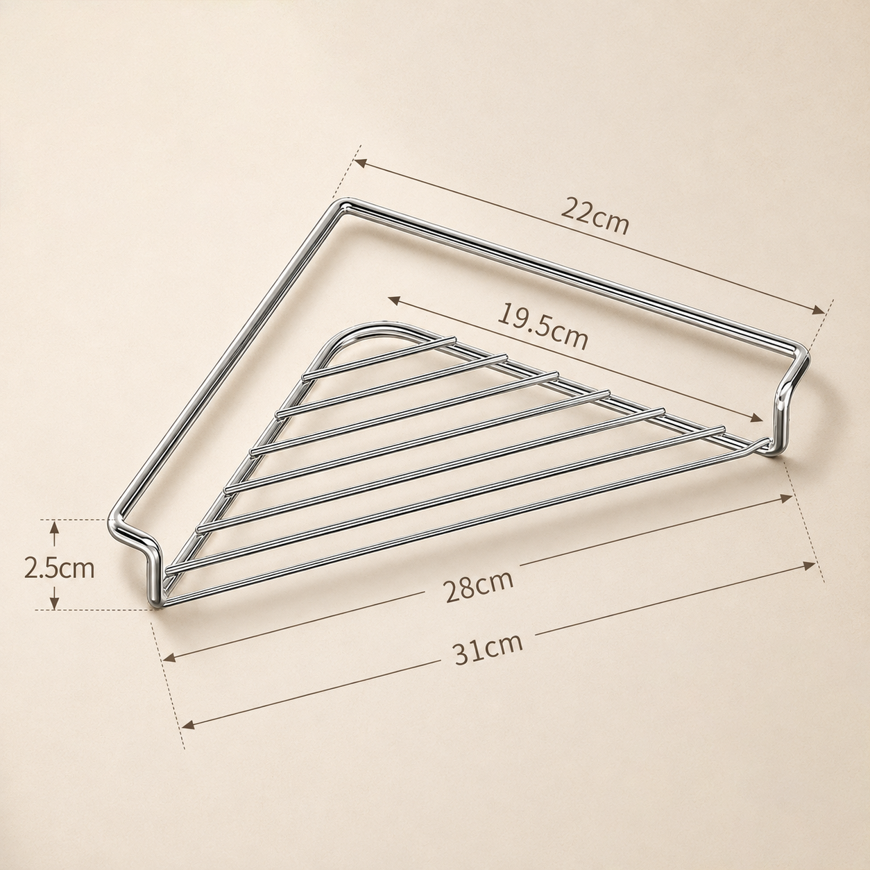 🔥BUY 1 GET 1 FREE 🏠Stainless Steel Triangle Sink Corner Rack