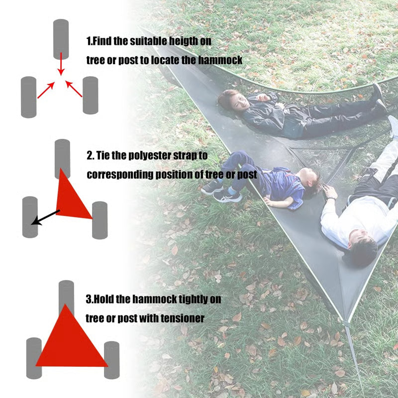 🏕️ Triangular Camping Hammock