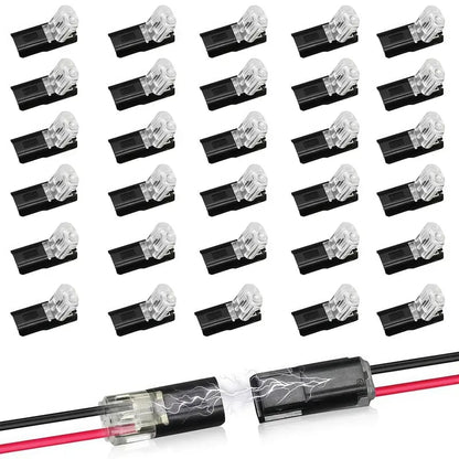 🏆👍🚀Double-Wire Plug-in Connector Led Light Strip Connectors 2 Pin
