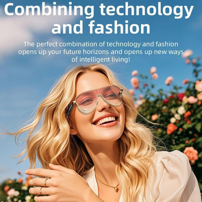 🎖️Smart Bluetooth 5.4 Audio Sunglasses – Open-Ear, UV & Blue Light Protection