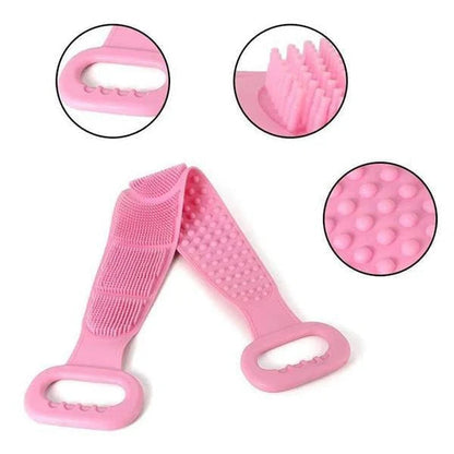✨ Silicone Back Scrubber Towel – Long Bath Brush for Deep Body Cleaning 🛁