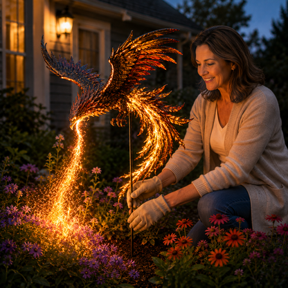 🔥Solar Powered Phoenix Fire Garden Light