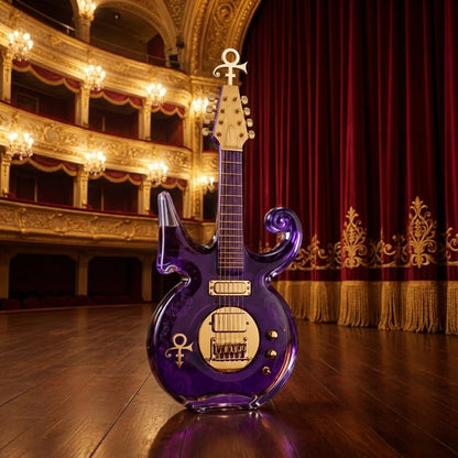 🔥Last Day 49% OFF🔥 - Purple Music Legend Guitar-Shaped Commemorative Whiskey Bottle
