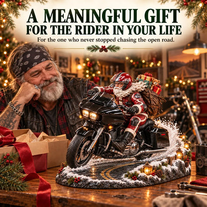 🏍️🎅 Santa’s Ride Home – Christmas Motorcycle Keepsake Collection💨