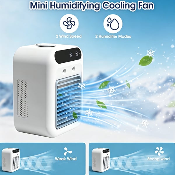 ❄️ Portable Mini Air Cooler Compact & Portable Powerful Cooling