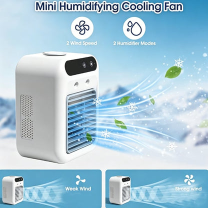 ❄️ Portable Mini Air Cooler Compact & Portable Powerful Cooling