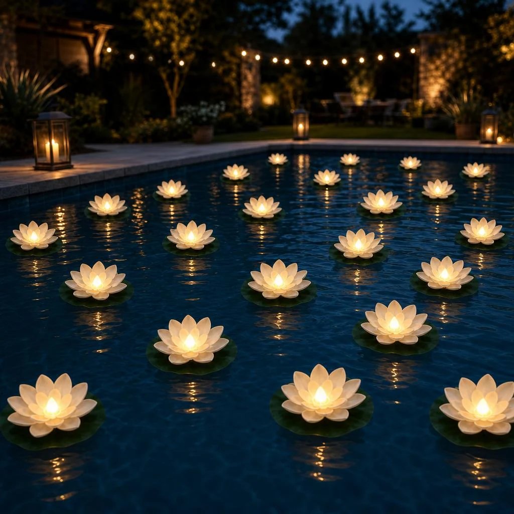 zavrlyshop™ Floating Lotus Lights