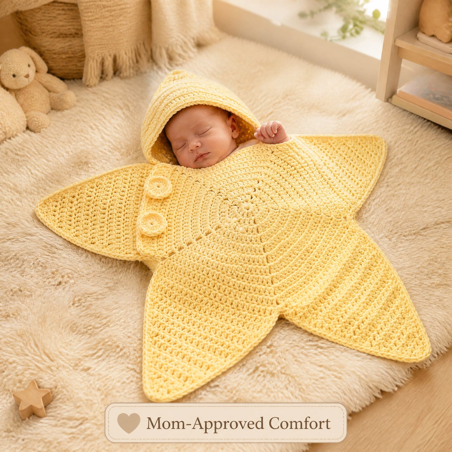 👶Baby starfish outfit.
